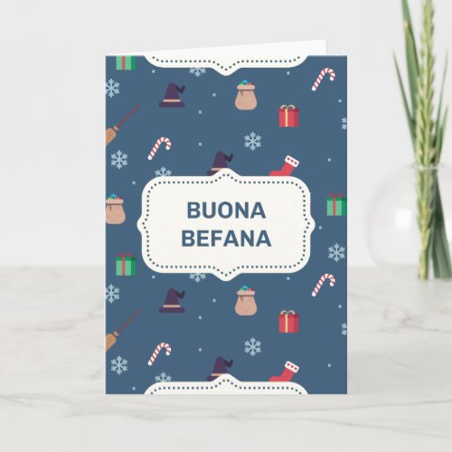 xmas buona Befana Holiday Card