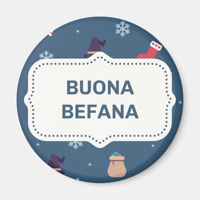 xmas buona Befana Magnet (Front)