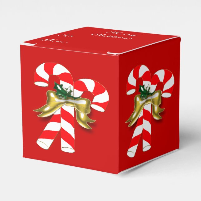Xmas Candy 1 Favor Boxes (Front Side)