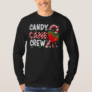 Xmas Candy Canes Crew Christmas Candy  Matching Gr T-Shirt