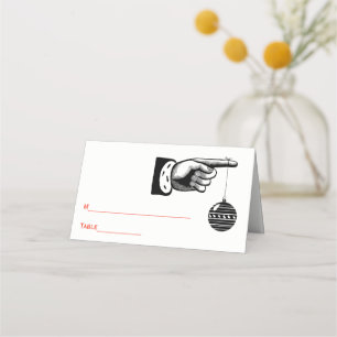 Xmas Christmas Ornament #3 Escort Card Place Card