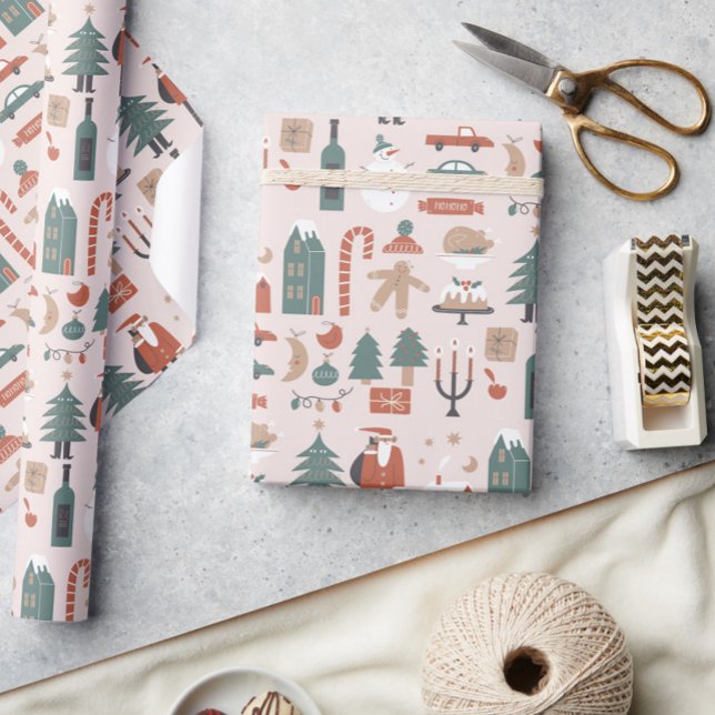 Xmas Colored Noel Christmas Wrapping Paper (Creator Uploaded)