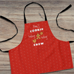 XmaS Cookie Baking Eating Crew-Gingerbread Pals Apron