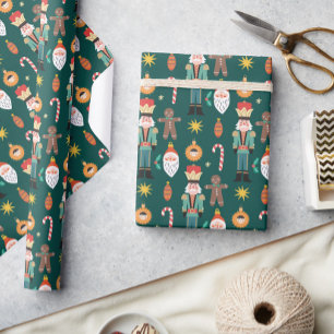 Xmas Cookie Colored Noel Christmas Wrapping Paper