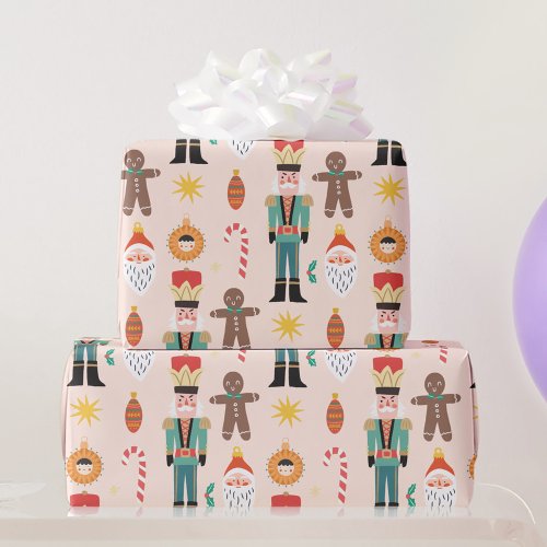Xmas Cookie Colored Noel Christmas Wrapping Paper