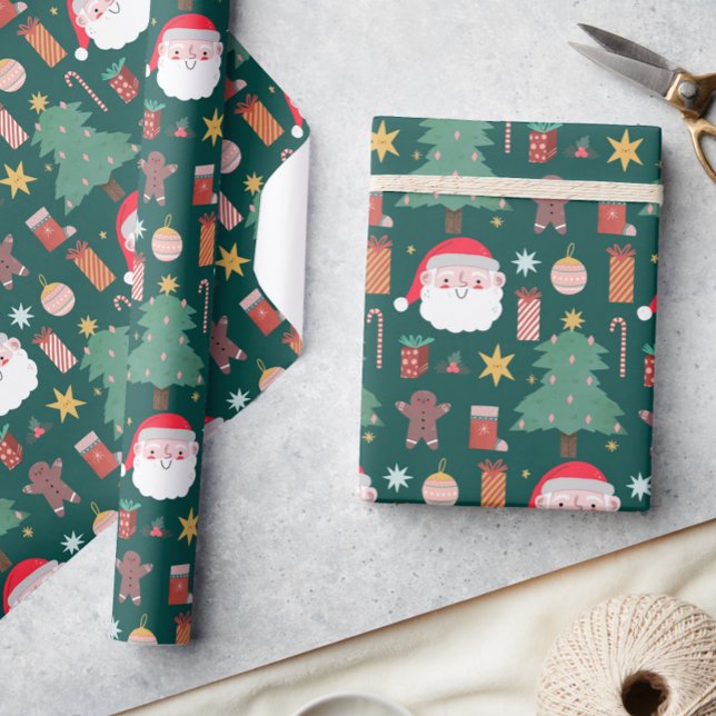 Xmas Cookie Colored Noel Christmas Wrapping Paper (Creator Uploaded)