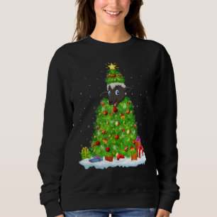 Xmas Decorations Lights Santa Sheep Christmas Tree Sweatshirt