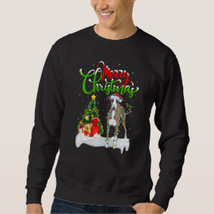 Xmas Decorations Santa Italian Greyhound Dog Chris Sweatshirt