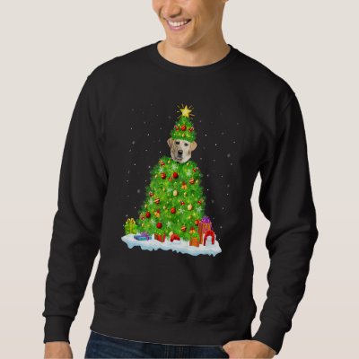 Xmas Decorations Santa Labrador Retriever Dog Chri Sweatshirt