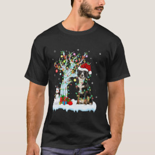 Xmas Element Tree Lighting Bernese Mountain Dog Ch T-Shirt