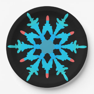 Xmas Fest Melamine Paper Plates