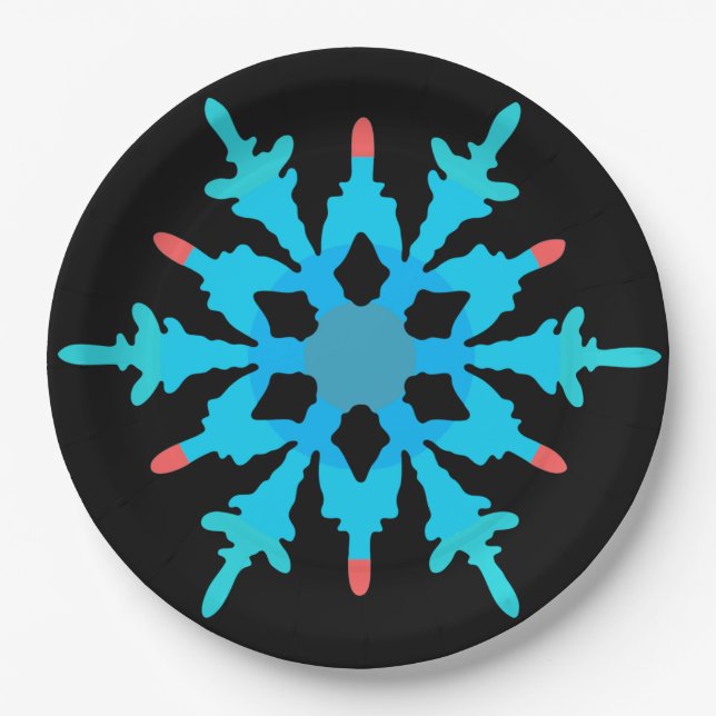 Xmas Fest Melamine Paper Plates (Front)