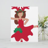 xmas flamenco dancer emoji (Standing Front)