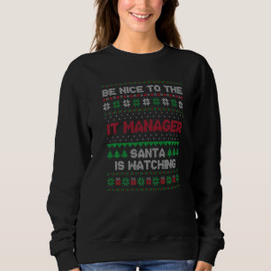Xmas  For IT Manager IT Manager Ugly Christmas Sweatshirt