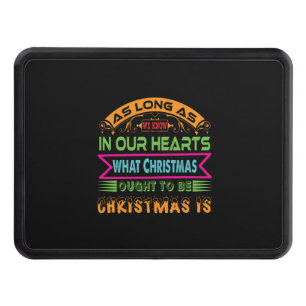 Xmas Gift As Long As We Know Hitch Cover