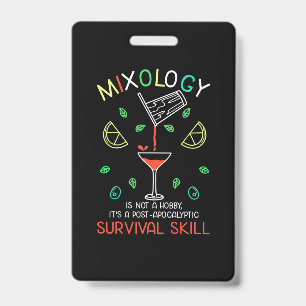 Xmas Gift   Bartender Mixologist Badge
