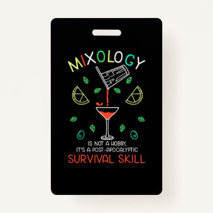 Xmas Gift   Bartender Mixologist Badge