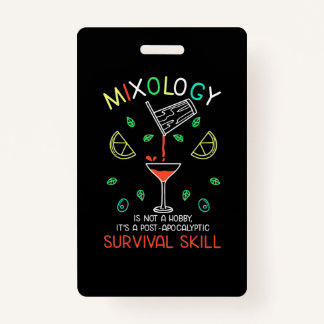 Xmas Gift | Bartender Mixologist Badge