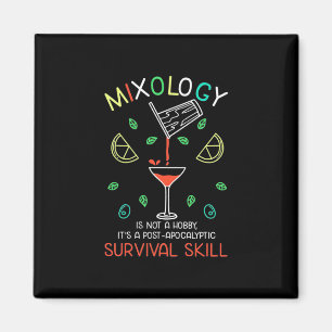 Xmas Gift Bartender Mixologist Magnet