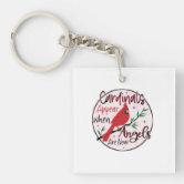 Louisville Cardinals CARBON Keychain Rectangle