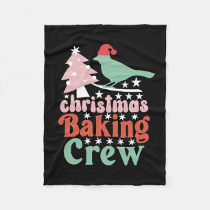 Xmas Gift Christmas Baking Crew Fleece Blanket
