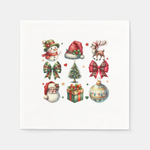 Xmas Gift Christmas Clipart Napkins