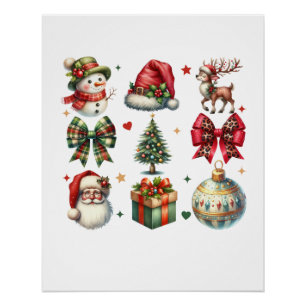 Xmas Gift Christmas Clipart Poster