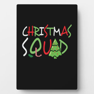 Xmas Gift Christmas Squad Plaque