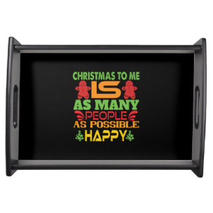 Xmas Gift Christmas To Me Serving Tray