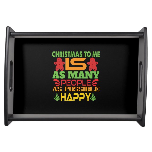 Xmas Gift Christmas To Me Serving Tray (Front)