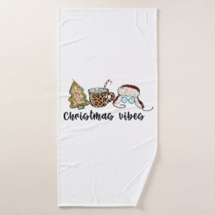 Xmas Gift Christmas Vibes Bath Towel