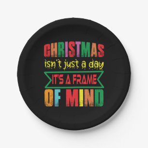 Xmas Gift Chritsmas Is Not Just A Day Paper Plates
