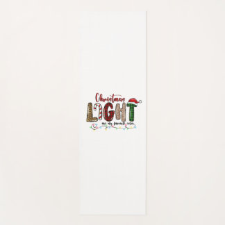 Xmas Gift Chritsmas Light Are My Favorite Color Yoga Mat