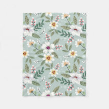 Xmas Gift Colorful Hand Drawn Flowers