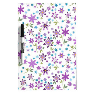 Xmas Gift Cute Floral Ditsy Dry Erase Board