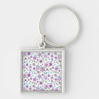 Xmas Gift Cute Floral Ditsy Keychain