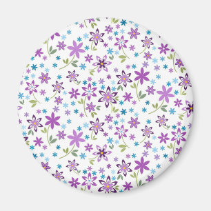 Xmas Gift Cute Floral Ditsy Magnet