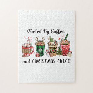 Xmas Gift Fueled By Coffee And Christmas Cheer Jigsaw Puzzle