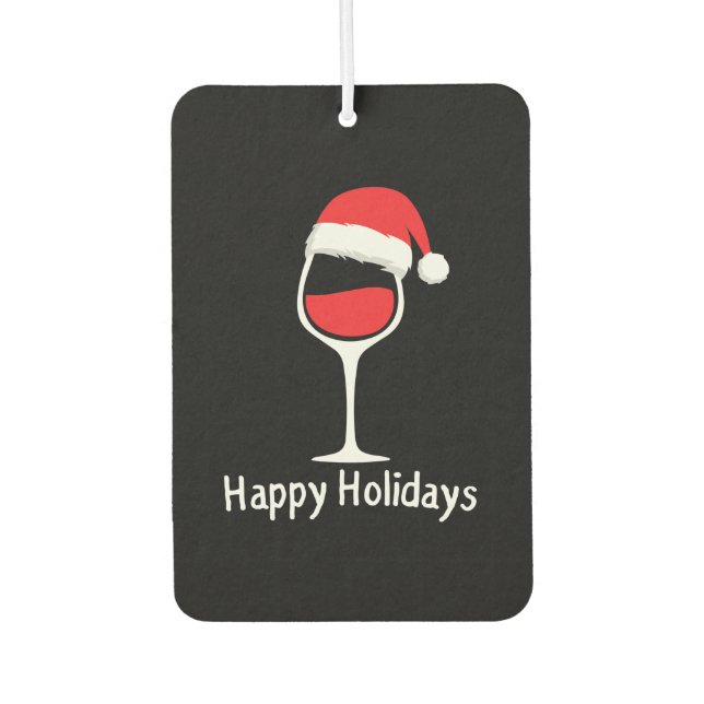 Xmas Gift Happy Holidays Air Freshener (Front)