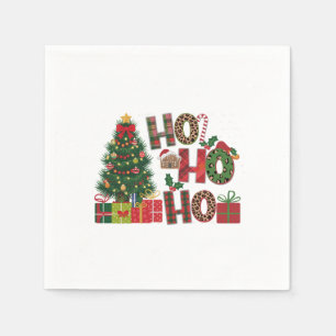 Xmas Gift Ho Ho Ho Napkins