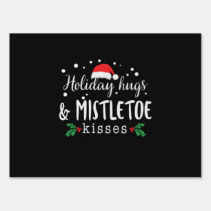 Xmas Gift Holiday Hugs And Kisses Sign