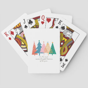 Xmas Gift It Is The Most Wonderful Time Poker Cards