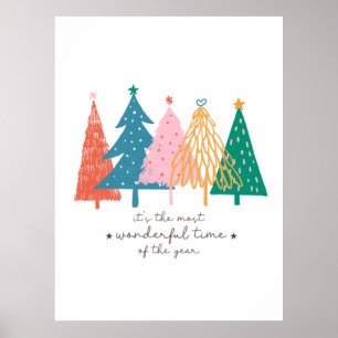 Xmas Gift It Is The Most Wonderful Time Poster