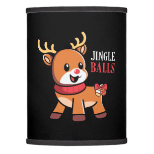 Xmas Gift Jingle Balls Reindeer Lamp Shade