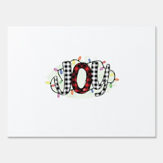 Xmas Gift Joy Christmas Sign (Front)