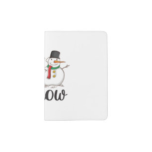 Xmas Gift Let It Snow Passport Holder