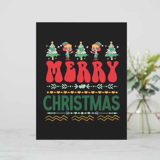 Xmas Gift Merry Christmas (Standing Front)