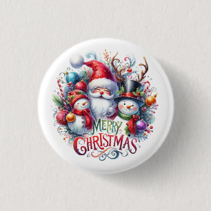 Xmas Gift Merry Christmas Button