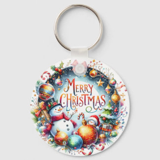 Xmas Gift Merry Christmas Keychain