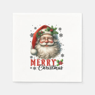 Xmas Gift Merry Christmas Napkins